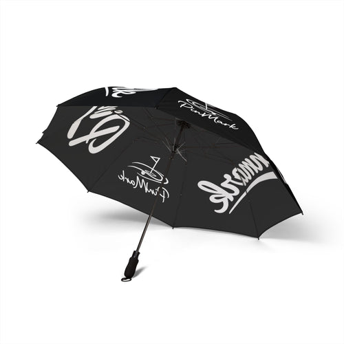 Compact Foldable Umbrella — Lightweight Travel Rain Umbrella with Signature Logo