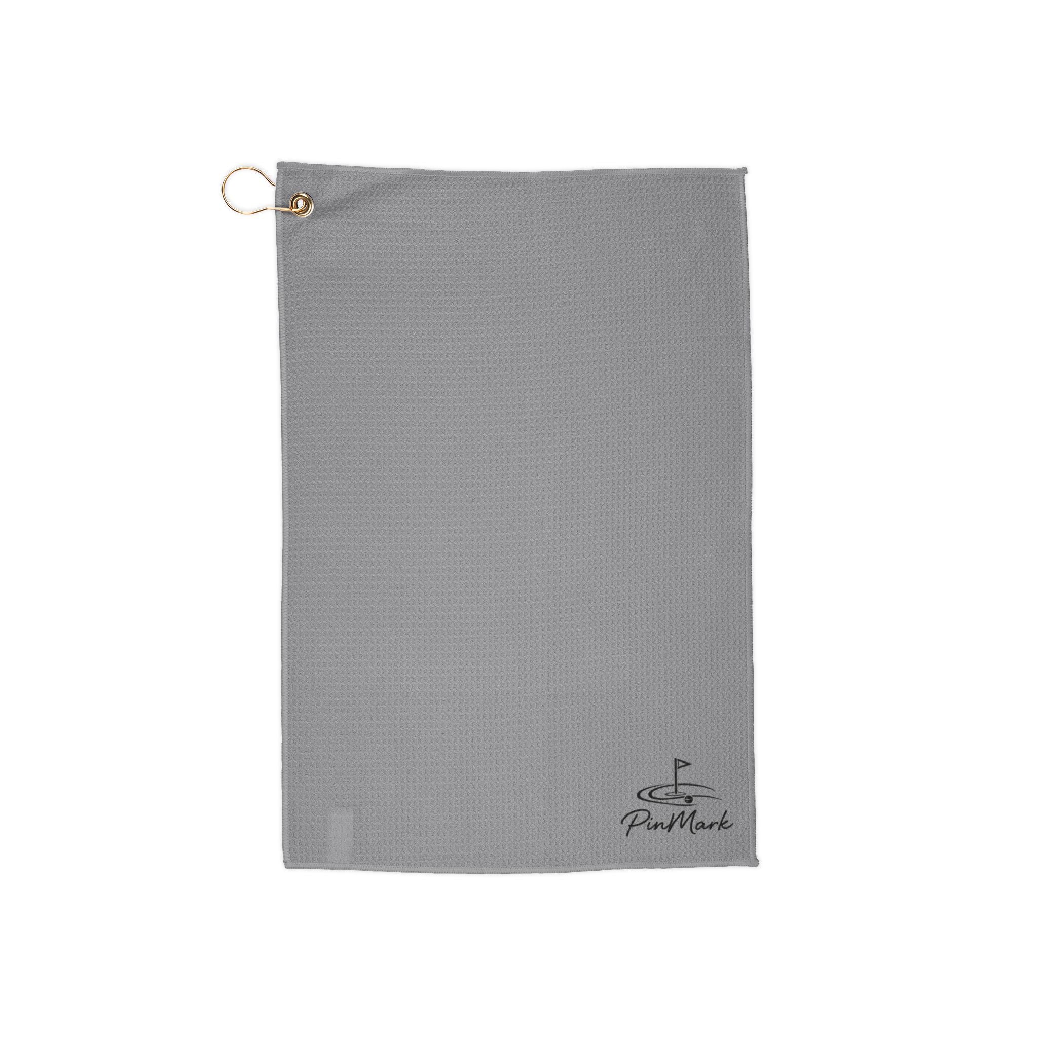 Golf Towel — Embroidered Performance Toweling with Clip Ring